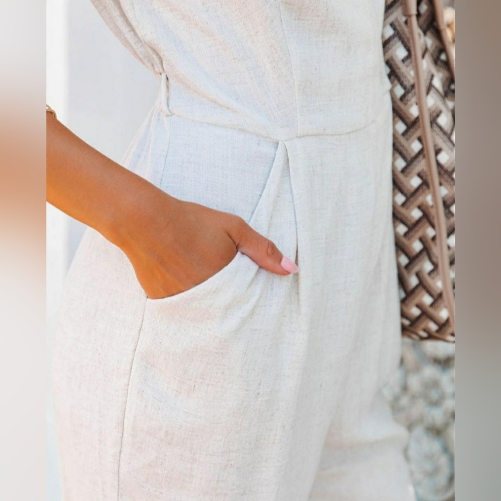 Vici Cream Jumpsuit - Picture 7 of 11